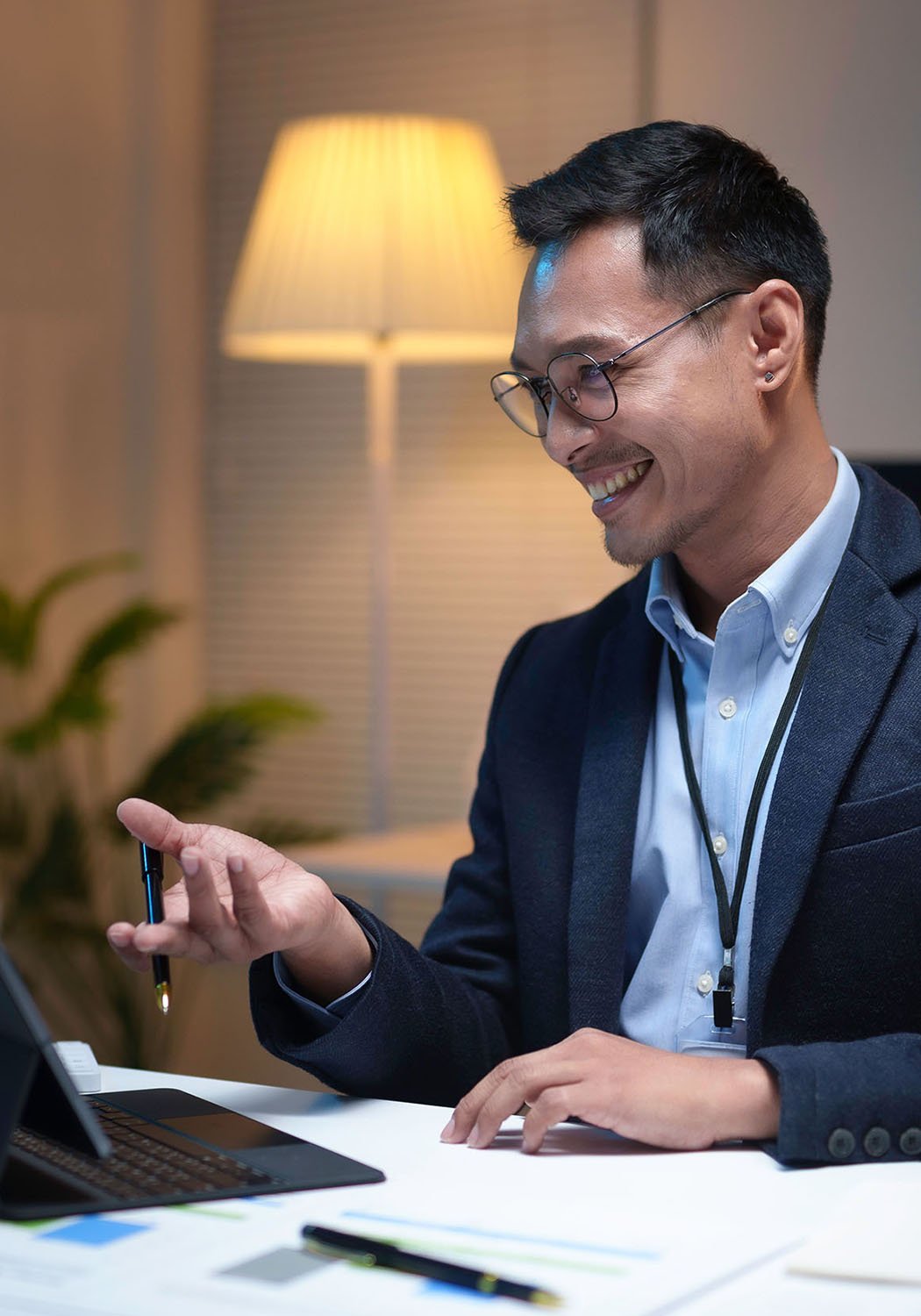 business man working at office